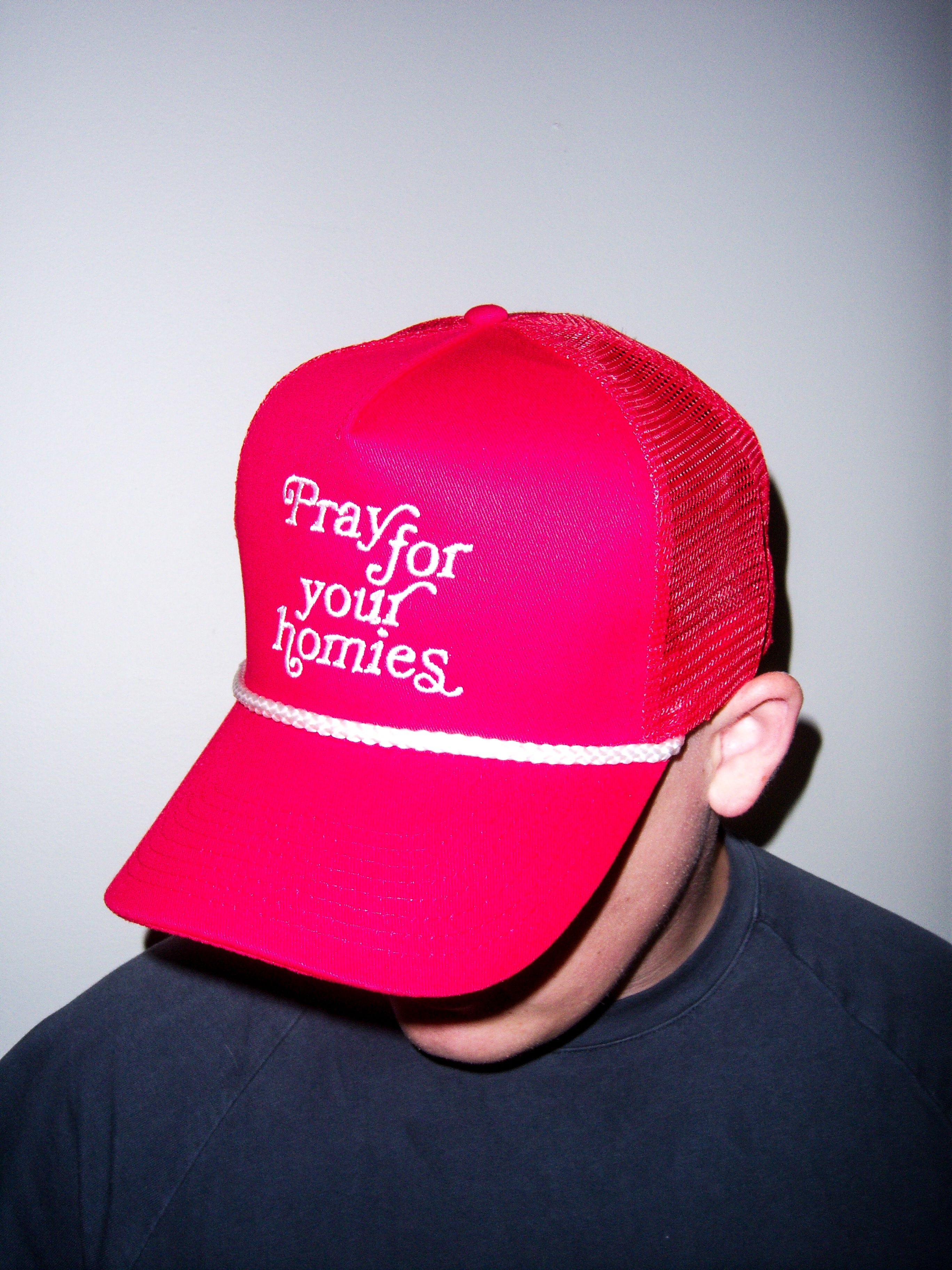 "PRAY FOR YOUR HOMIES" RED HAT