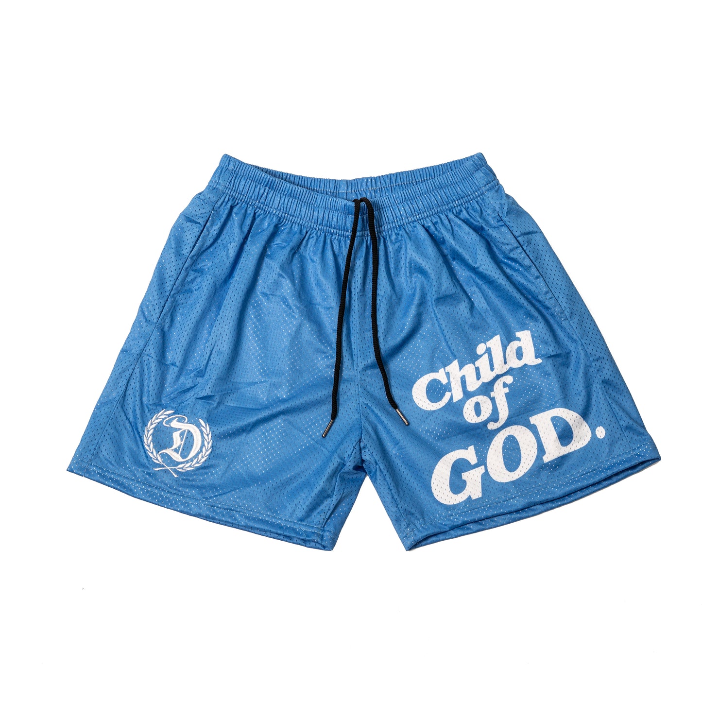 PREMIUM MESH BLUE SHORTS