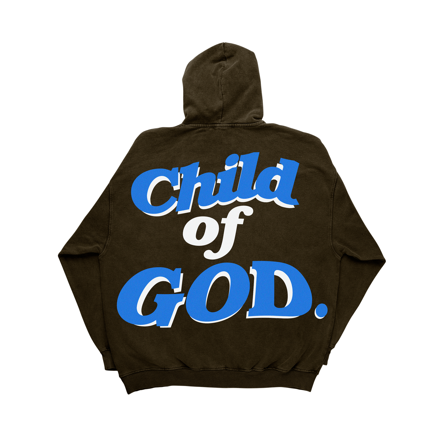 THE "CHILD OF GOD" BROWN HOODIE