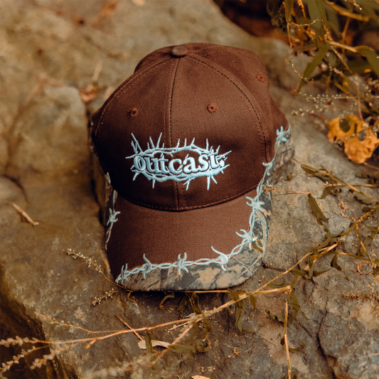 "CROWN OF THORNS" CAMO HAT (BROWN)